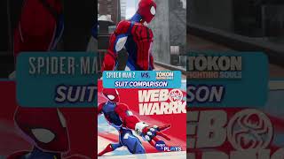 Marvels Spider-Man 2 vs Marvel Tokon: Fighting Souls Suit Comparison