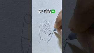 How to draw hand with cigarette #drawing #beginnerarttips #art