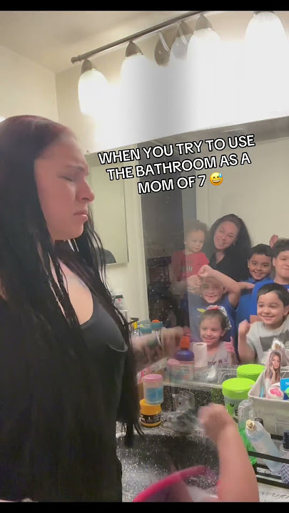 WHEN A MOTHER TRIES TO USE THE BATHROOM WITH KIDS 🤣