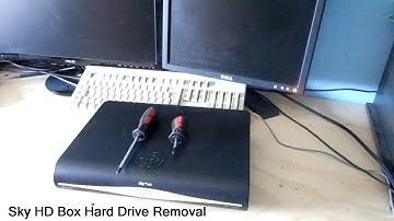 Sky HD Box Hard Drive Removal (Tutorial?)