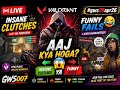 Aaj Kya Hoga? 😱 Insane Clutches Ya Funny Fails | Valorant Live 🔴 | GWS007 (Portrait)