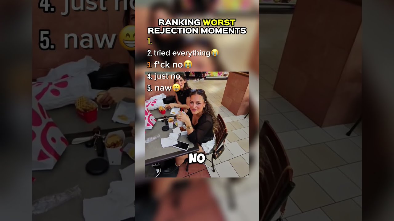 Ranking Worst Rejection Moments Usa Funny Memes