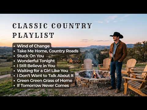 Best ‼️ Country Song Trip Playlist - 60s, 70s, 80s, 90s Era - Stuck On You, Wonderful Tonight