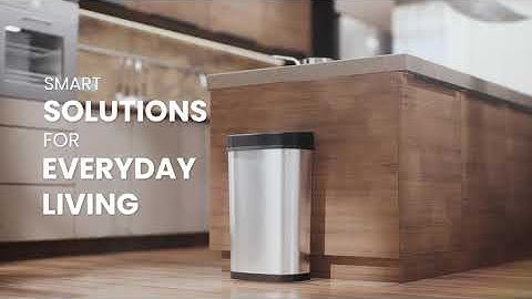 Touch-Free Kitchen Upgrade | Ninestars DZT-50-13 Motion Sensor Trash Can