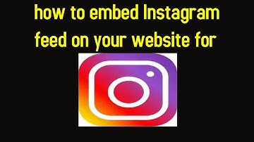 how to embed Instagram feed on your website