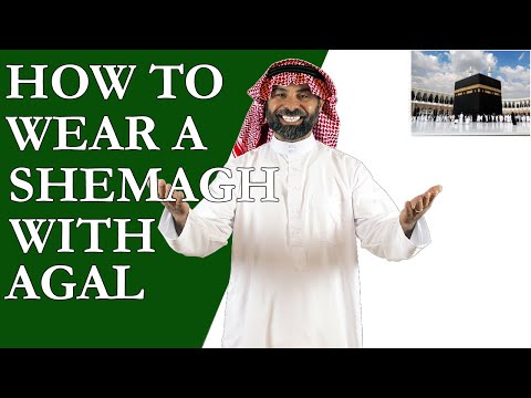 Cara Memakai Shemagh dengan Agal