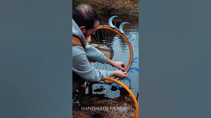 DIY Hydroelectric Generator from Nature for Off-Grid Power & Water! ⚡🌊