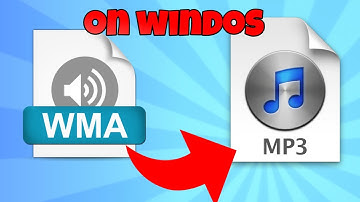 how to convert wma to mp3 on windows