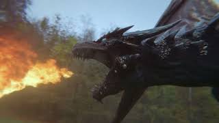 Dragon VFX  (Blender and After Effects)