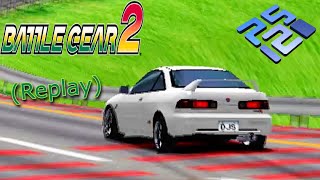 Battle Gear 2: Honda Integra Type R DC2 TURBO (Color 2) (Old Course Primary) (Replay) (PCSX2)