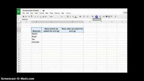 Lesson - Making a simple data table using Google sheets NEW