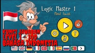 LOGIC MASTER 1 TEBAK GILA 1 LEVEL  1 - 100 BAHASA INDONESIA ANDROID OFFLINE screenshot 1