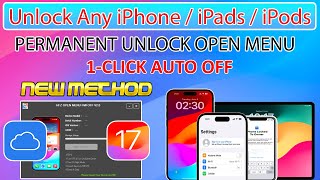 😍NEW 1-Click Open Menu FMI Off iCloud Unlock Any iPhone/iPads iOS 17 Solution iPhone Forget Password screenshot 2