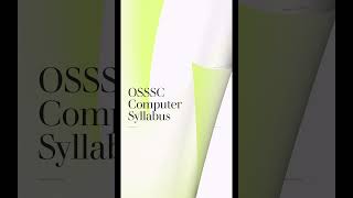 Ossc CGL and osssc RI Computer syllabus with full Strategy day wise #ossc #osssc #competitive