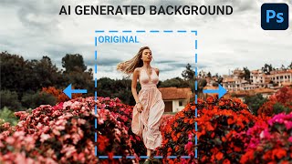 How to Extend Background in Photoshop - New AI Photo Effect