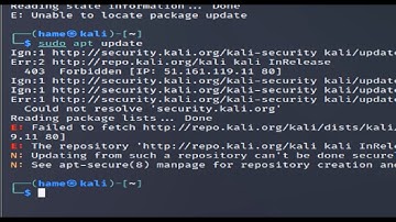 kali linux e the repository http is not signed, e sub-process /usr/bin/dpkg returned an error code