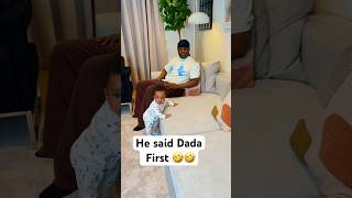 My baby said Dada First🤣😂. #foryou #baby #babyboy  #funny