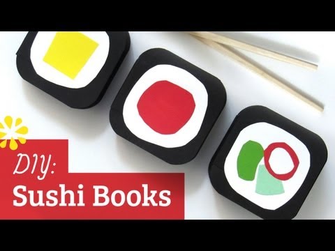 DIY Cute Sushi Books | Sea Lemon