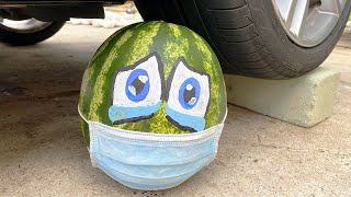 Crushing Crunchy & Soft Things by Car! Experiment Car Vs Watermelon