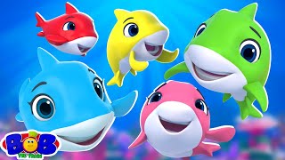 learn to count 5 with five little sharks more bob rhymes baby songs