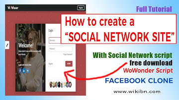 How to Create a Social Network site !! Full tutorial !! Facebook Clone
