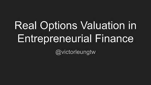 Strategic Valuation Explained | Unlocking the Power of Real Options in Entrepreneurial Finance
