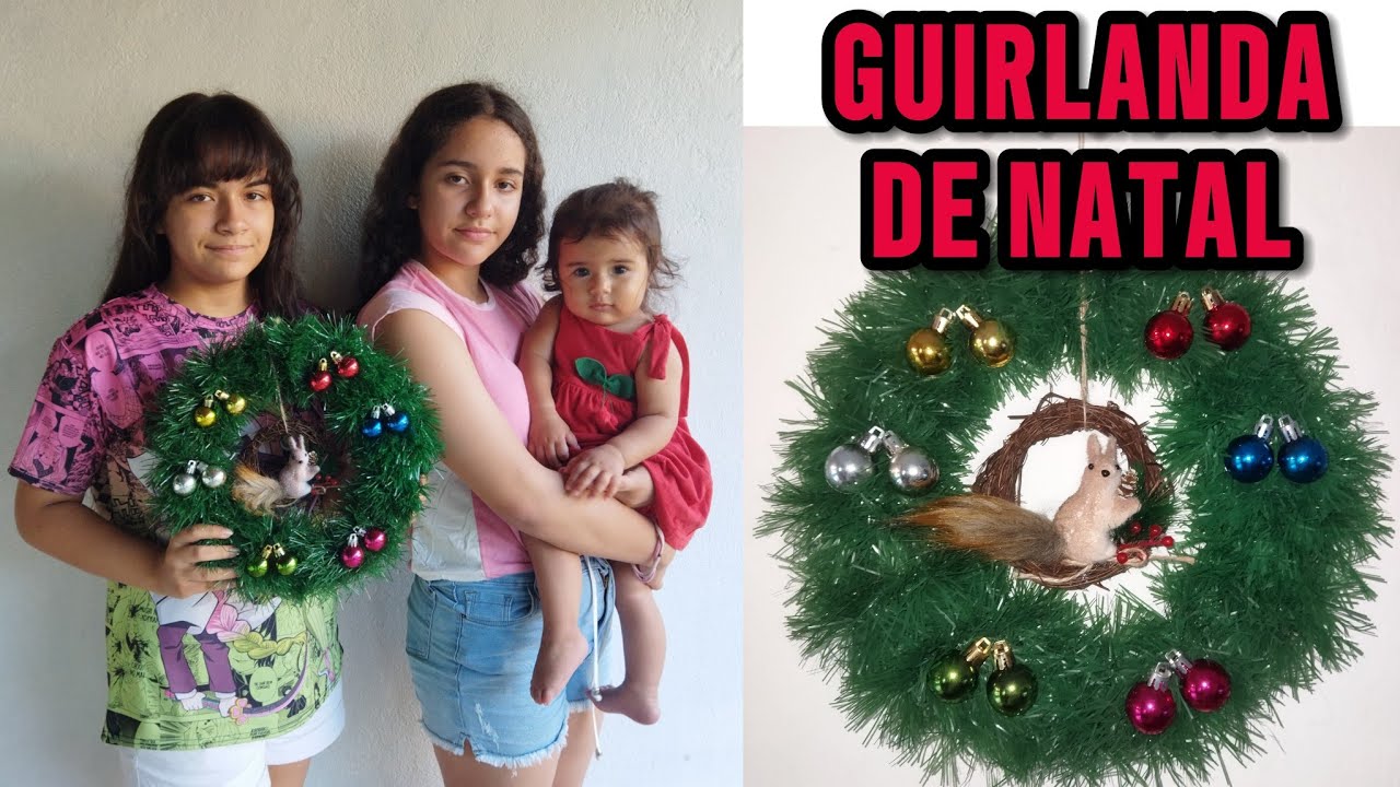 DIY - GUIRLANDA DE NATAL - HO HO HO - #PrihTodoDia05 