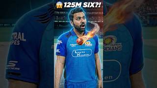 😱 125M SIX?! GT vs MI | Super Sixes Challenge 💥 #Shorts