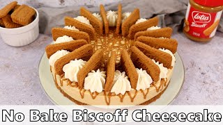 No Bake Biscoff Cheesecake Recipe