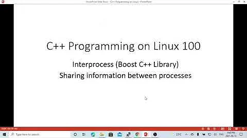 C++ Programming on Linux - Boost C++ Library Inter-process Shared Memory