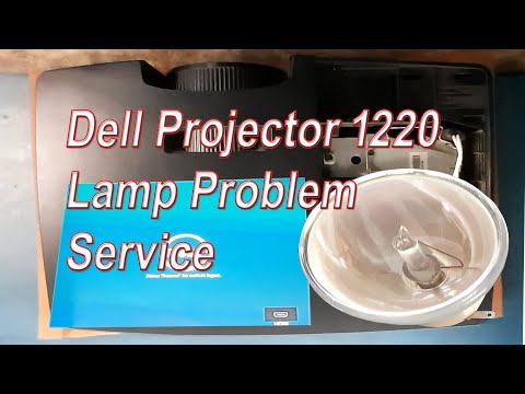 How To Repair Dell 1220 Projector Lamp Problem and Service