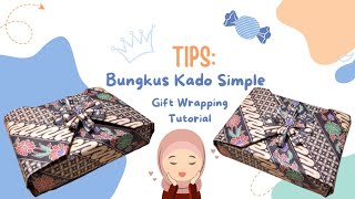 Cara Membungkus Kado | Bungkus Kado Kotak | Ide Bungkus Kado