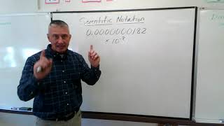 Scientific Notation - very small numbers