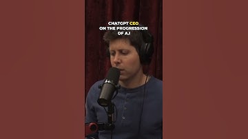 ChatGPT CEO on the progression of Al #openai #joerogan