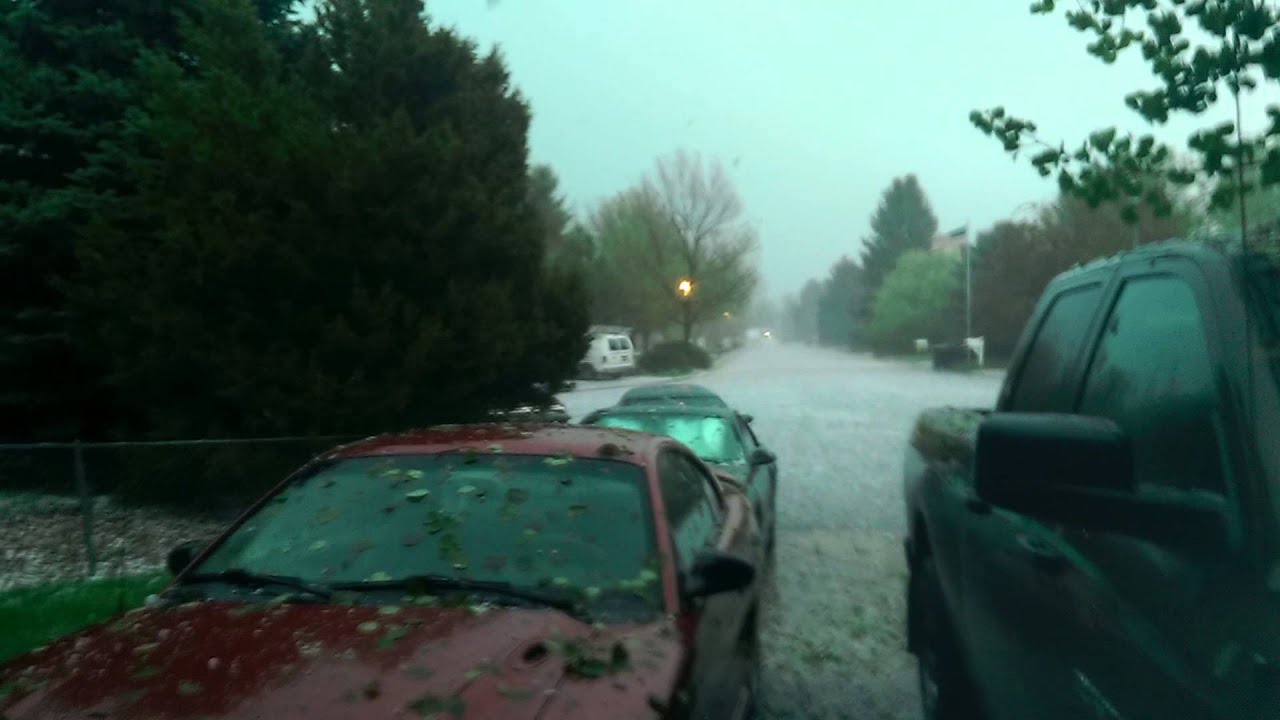 Hail Storm - Billings, Montana May 18 2014 - YouTube