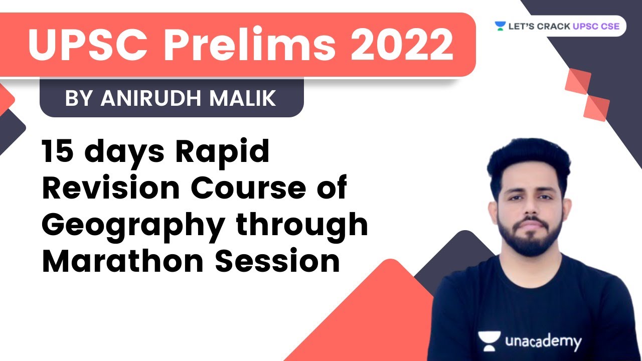 Days Rapid Revision Course Of Geography Through Marathon Session Target Upsc Cse Prelims