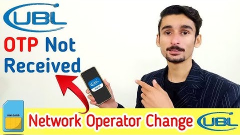 UBL Digital App OTP Not Received | UBL Digital OTP Problem | Sim Operator Change