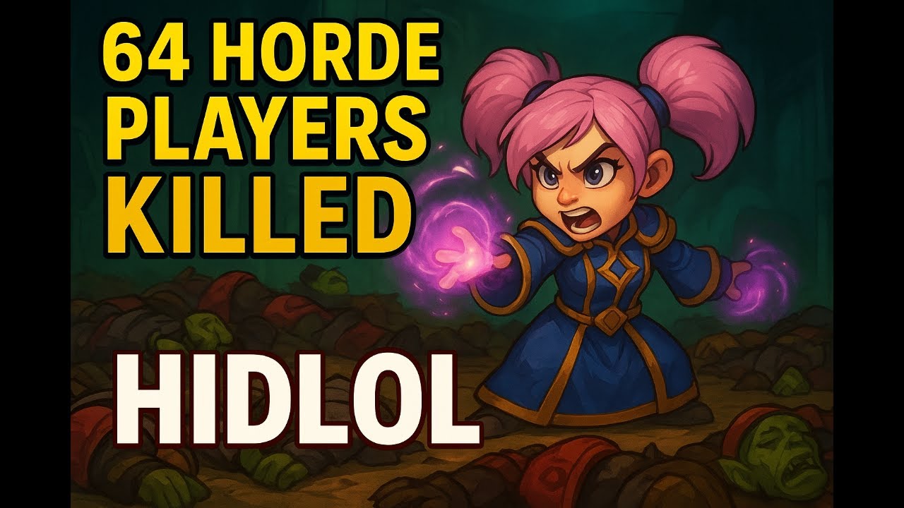Gnome Mage Destroys 64+ Players 💀| WoW Classic Naxx Event🔥