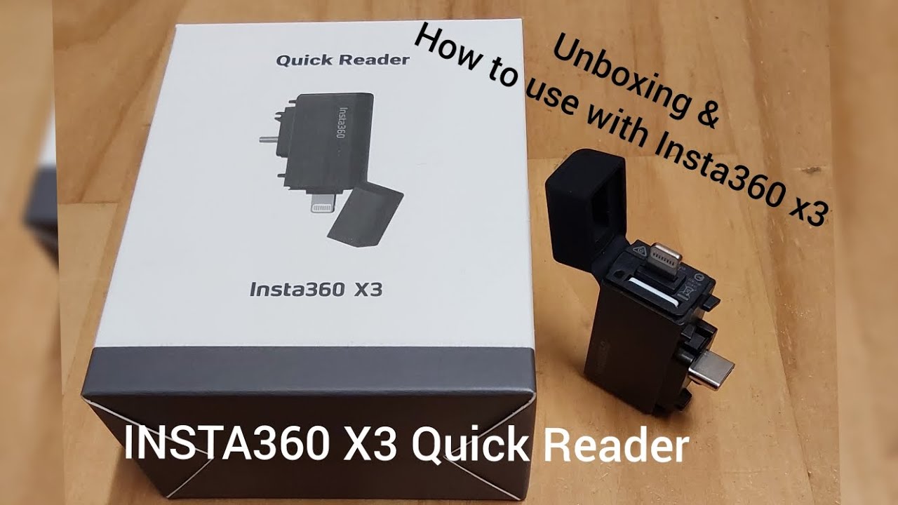 Lector Quick reader Insta360 - Para cámara X3