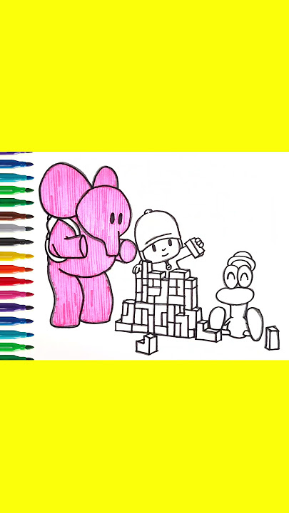 30+ Desenhos do Pocoyo para colorir - Como fazer em casa