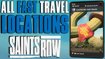 Saints Row - How to Unlock All the Fast Travel Locations