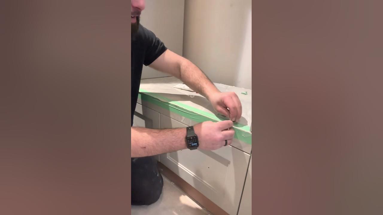 Filling tile miters with epoxy YouTube