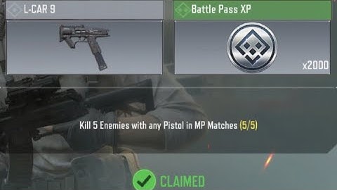 Call Of Duty Mobile Kill 5 Enemies with any Pistol in MP Matches Task Complete