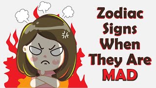 Zodiac Signs When They Are MAD
