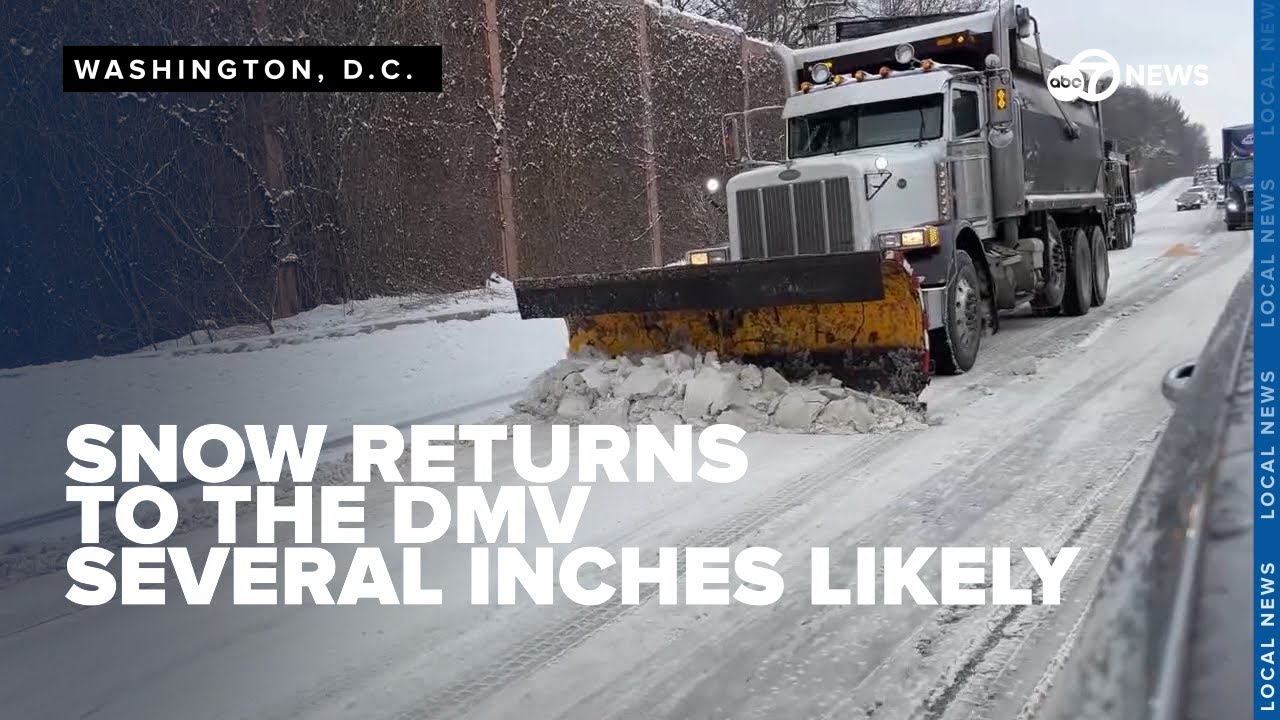 DC area could see up to 6 inches of snow this week - YouTube