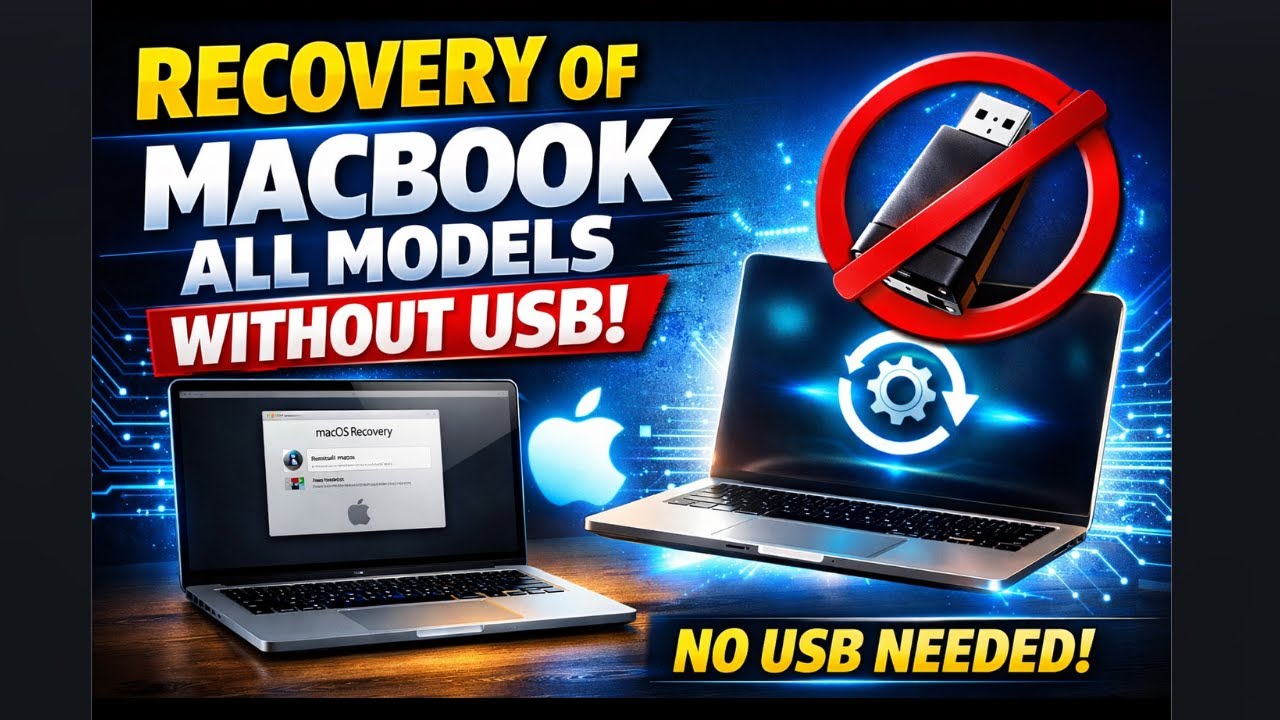 MacBook Recovery Without USB 🔥 All Models (Intel) | 100% Working Method