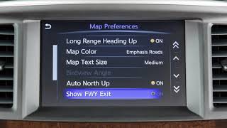 2018 INFINITI QX60 - Navigation Settings (if so equipped)