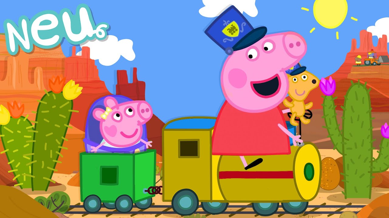 Peppa-Wutz-Geschichten 🚂 Die kleine Dampflokomotive 😮 Videos für Kinder