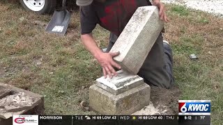 Restoration begins at LeClaire’s historic Glendale Cemetery