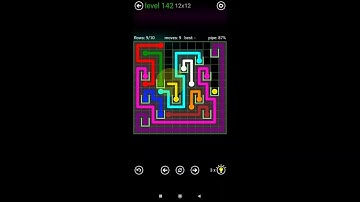 Flow Free   Walls Pockets Pack Level 141~145
